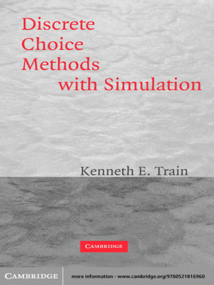cover image of Discrete Choice Methods with Simulation